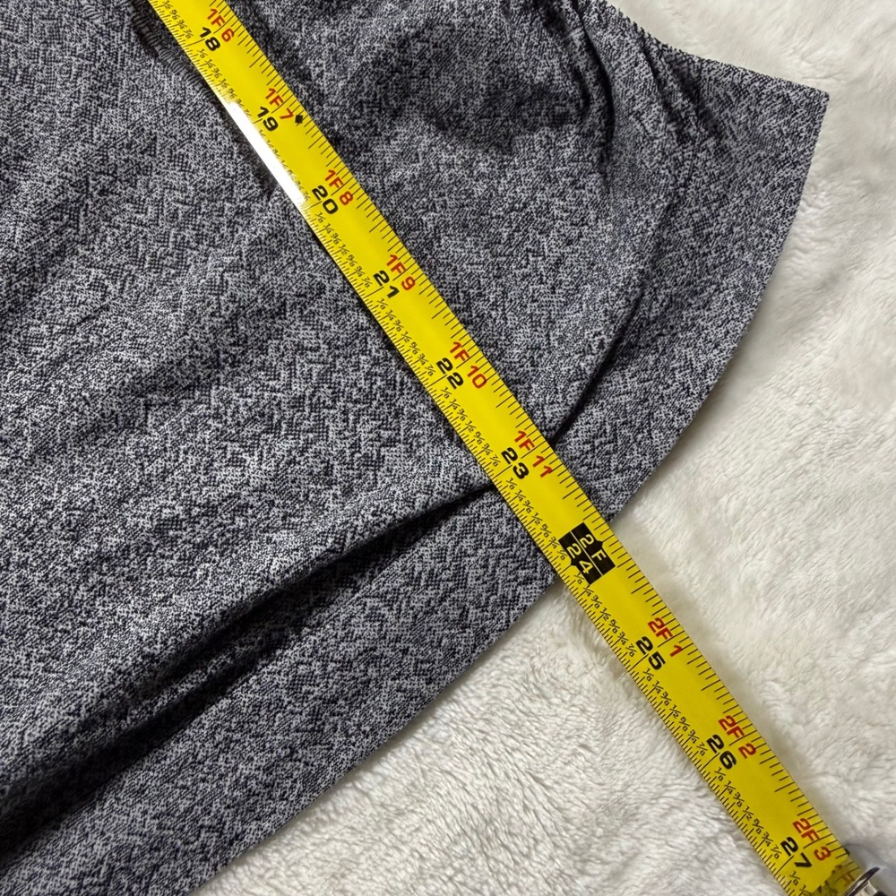Athleta Momentum Ruched Seamless Gray Heather Short Sleeve Shirt XS 486706-01 - Picture 4 of 6